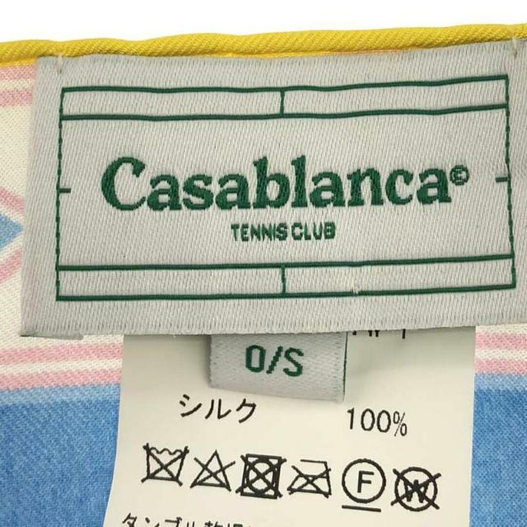 Casablanca / カサブランカ | Dream House Small Silk Scarf グラフィックプリントスカーフ | マルチカラー レディースのファッション小物(ストール/パシュミナ)の商品写真