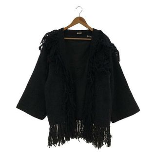 【美品】  NOWOS / ノーウォス | Fringe jacket ジャケット | M | ブラック | レディース(その他)