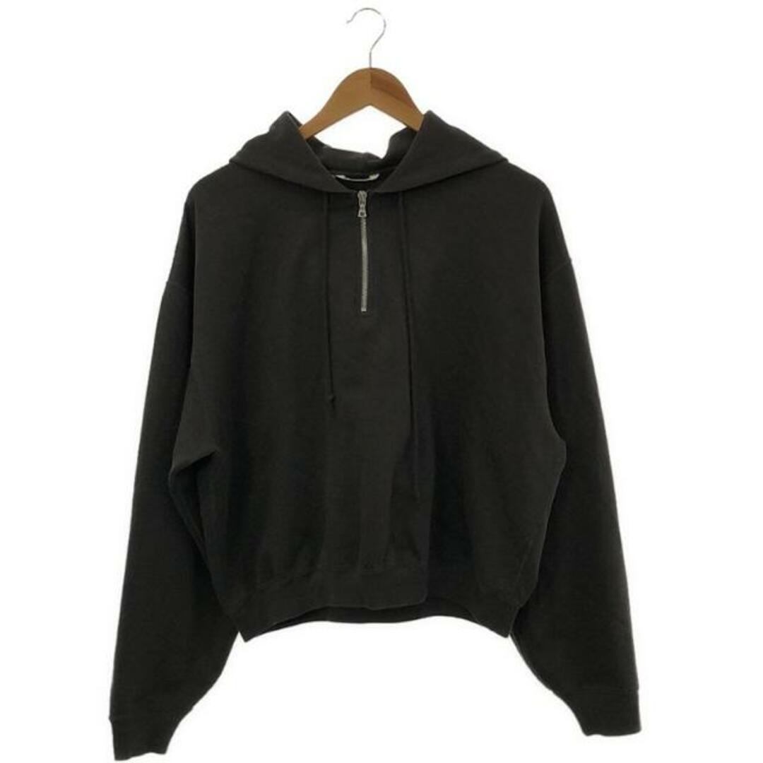 AURALEE(オーラリー)のAURALEE / オーラリー | SUPER SOFT SWEAT BIG HALF ZIP P/O PARKA パーカ | 1 | ダークグレー | レディース レディースのトップス(トレーナー/スウェット)の商品写真