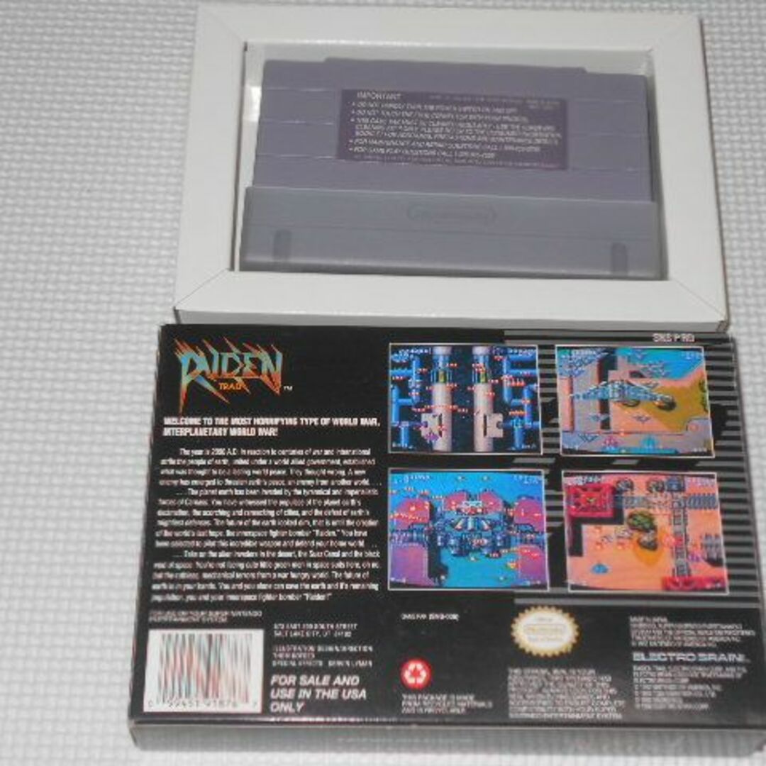 SFC☆RAIDEN TRAD SNES 海外版 北米版 端子清掃済 SFC☆RAIDEN TRAD SNES 海外版 北米版 端子清掃済