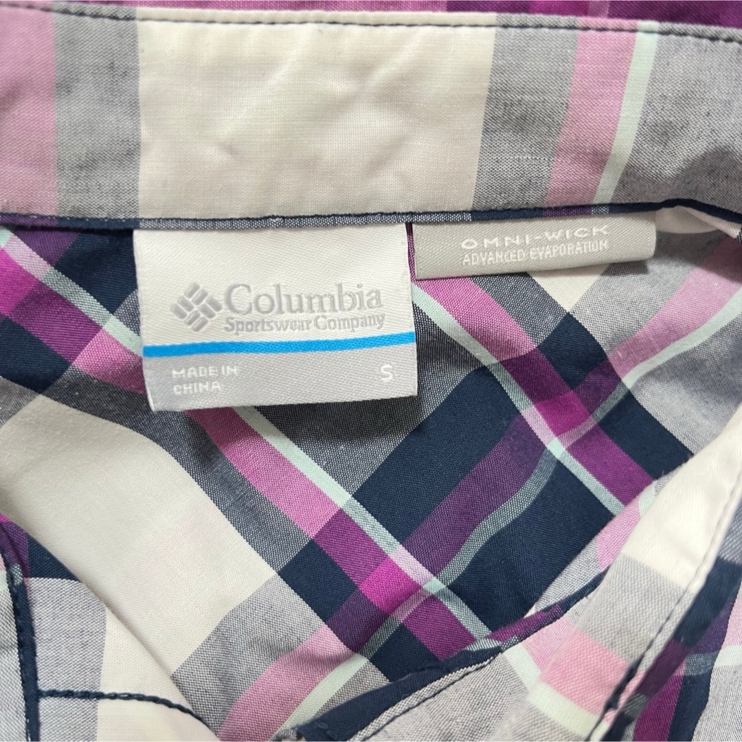 Columbia(コロンビア)のColumbia シャツ チェックOMNI-WICK 登山　アウトドア　オムニ レディースのトップス(Tシャツ(半袖/袖なし))の商品写真