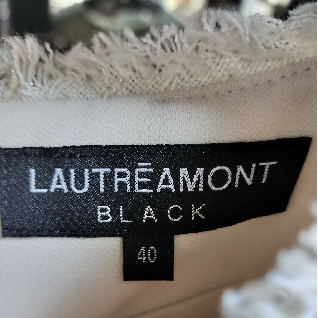 LAUTREAMONT(ロートレアモン)のLAUTREAMONT BLACK ワンピース 40サイズ レディースのワンピース(ひざ丈ワンピース)の商品写真