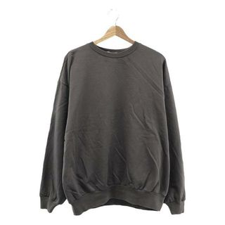 オーラリー(AURALEE)の【美品】  AURALEE / オーラリー | ELASTIC HIGH GAUGE SWEAT P/O / クルーネック オーバースウェット | 5 | GRAY | メンズ(スウェット)