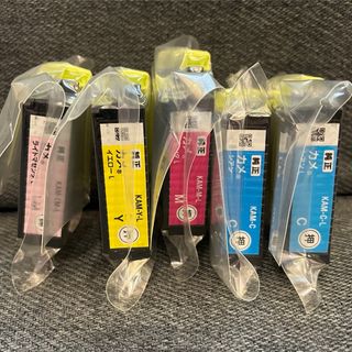 エプソン(EPSON)の【未使用】EPSON 純正プリンタインク カメ 5色(PC周辺機器)