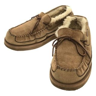 UNUSED / アンユーズド | × SUICOKE スイコック別注 ムートン モカシンシューズ | 28 | ブラウン | メンズ