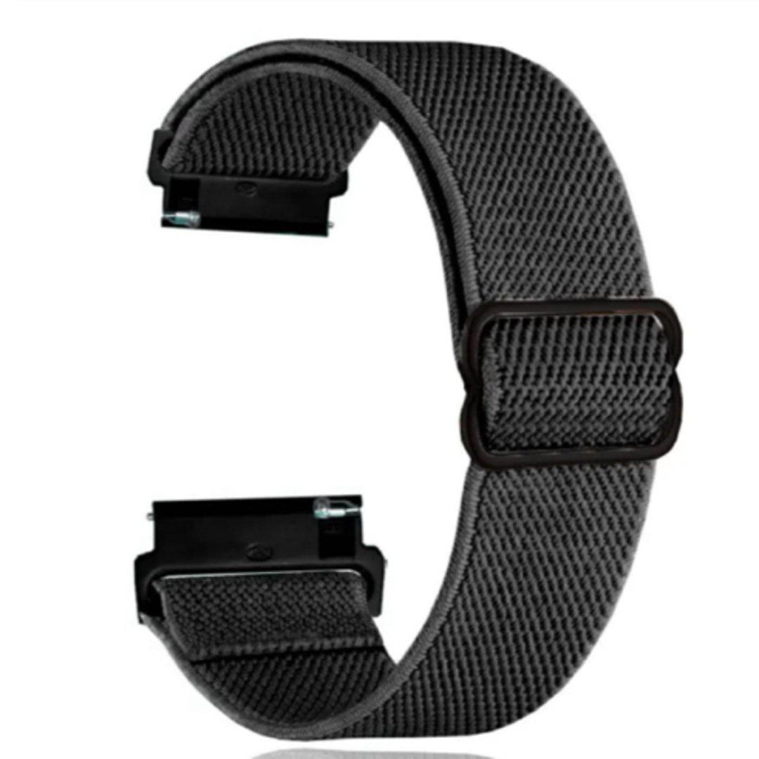 スマートウォッチバンド22mmに適合伸縮性交換用 調節可能 スポーツストラップ メンズの時計(ラバーベルト)の商品写真