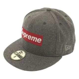 シュプリーム(Supreme)の【美品】  SUPREME / シュプリーム | × NEW ERA / ニューエラ Box Logo / ボックスロゴ ウール キャップ 帽子 | 8 / 63.5cm | グレー | メンズ(その他)