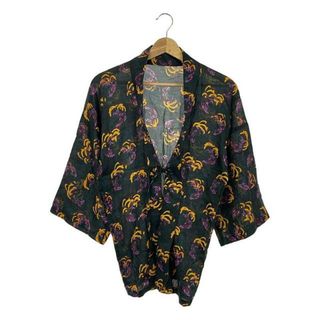 トローヴ(TROVE)のTROVE / トローブ | 和ROBE LIBERTY HANTEN リバティ 半纏 半袖シャツ | 2 | ダークグリーン | メンズ(Tシャツ/カットソー(半袖/袖なし))