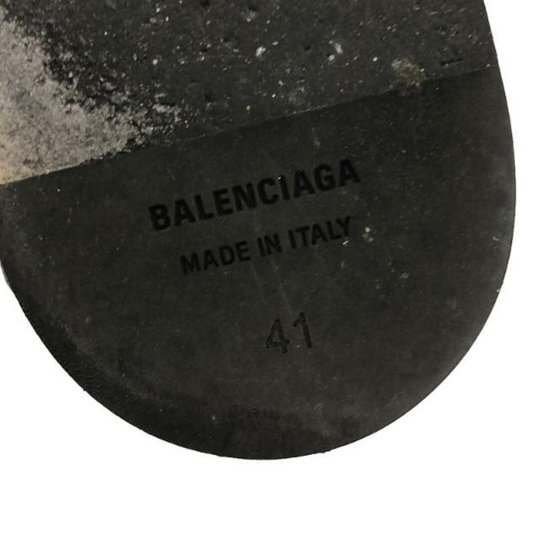 Balenciaga(バレンシアガ)のBALENCIAGA / バレンシアガ | BBロゴ レザーローファー | 41 | ブラック | メンズ メンズの靴/シューズ(その他)の商品写真