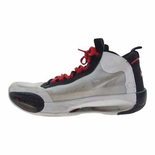 ナイキ(NIKE)のNIKE ナイキ スニーカー BQ3381-100 AIR JORDAN XXXIV PF エアジョーダン スニーカー ブラック系 ホワイト系 27cm【中古】(スニーカー)