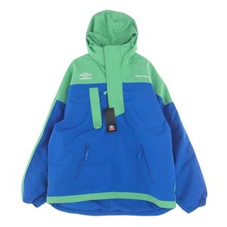 シュプリーム(Supreme)のSupreme シュプリーム ジャケット 23SS × UMBRO アンブロ Hooded Anorak アノラック フード ジャケット グリーン系 ブルー系 USA M【極上美品】【中古】(その他)