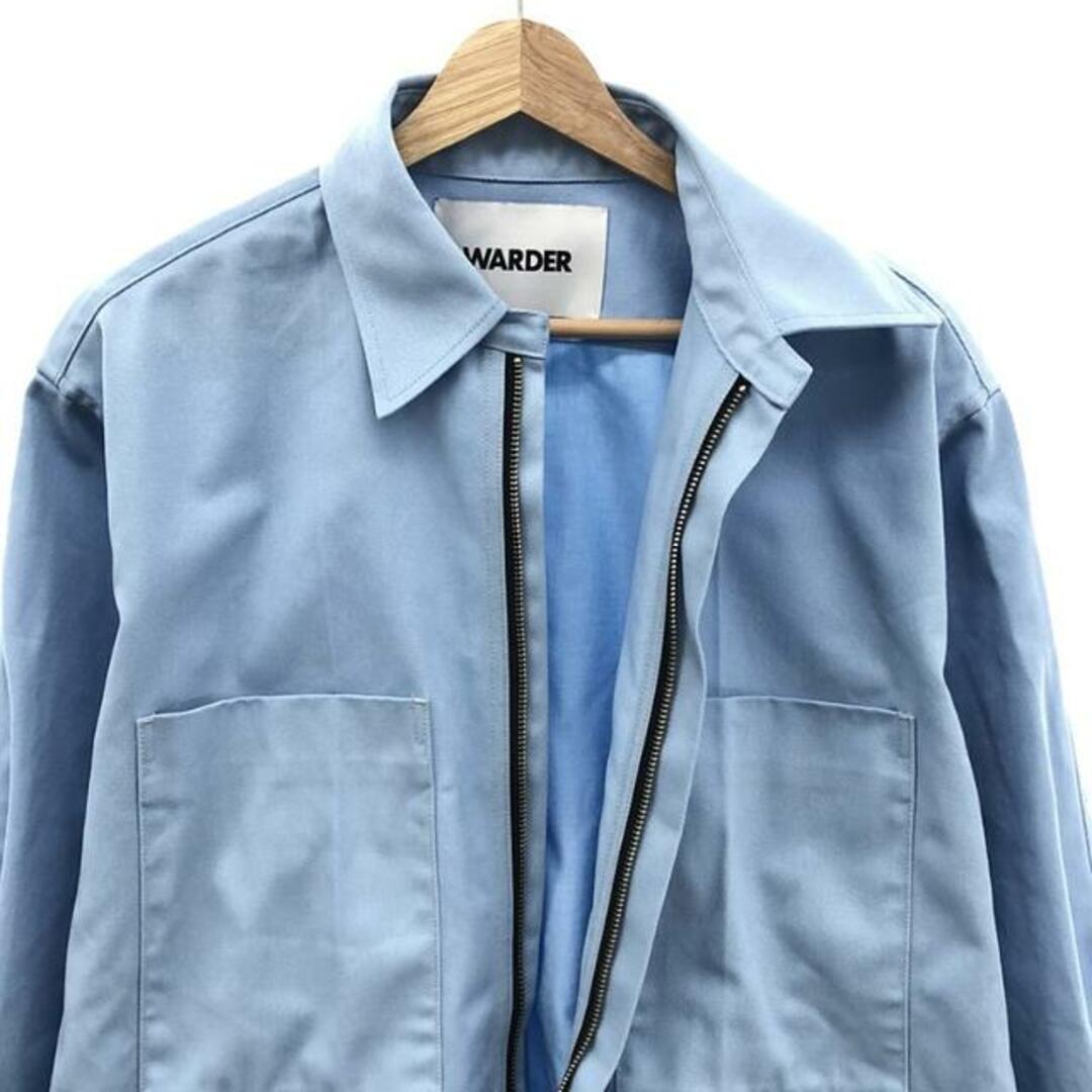 WARDER / ワーダー | コットンポリエステルドリルシャツジャケット | M | ライトブルー | メンズ