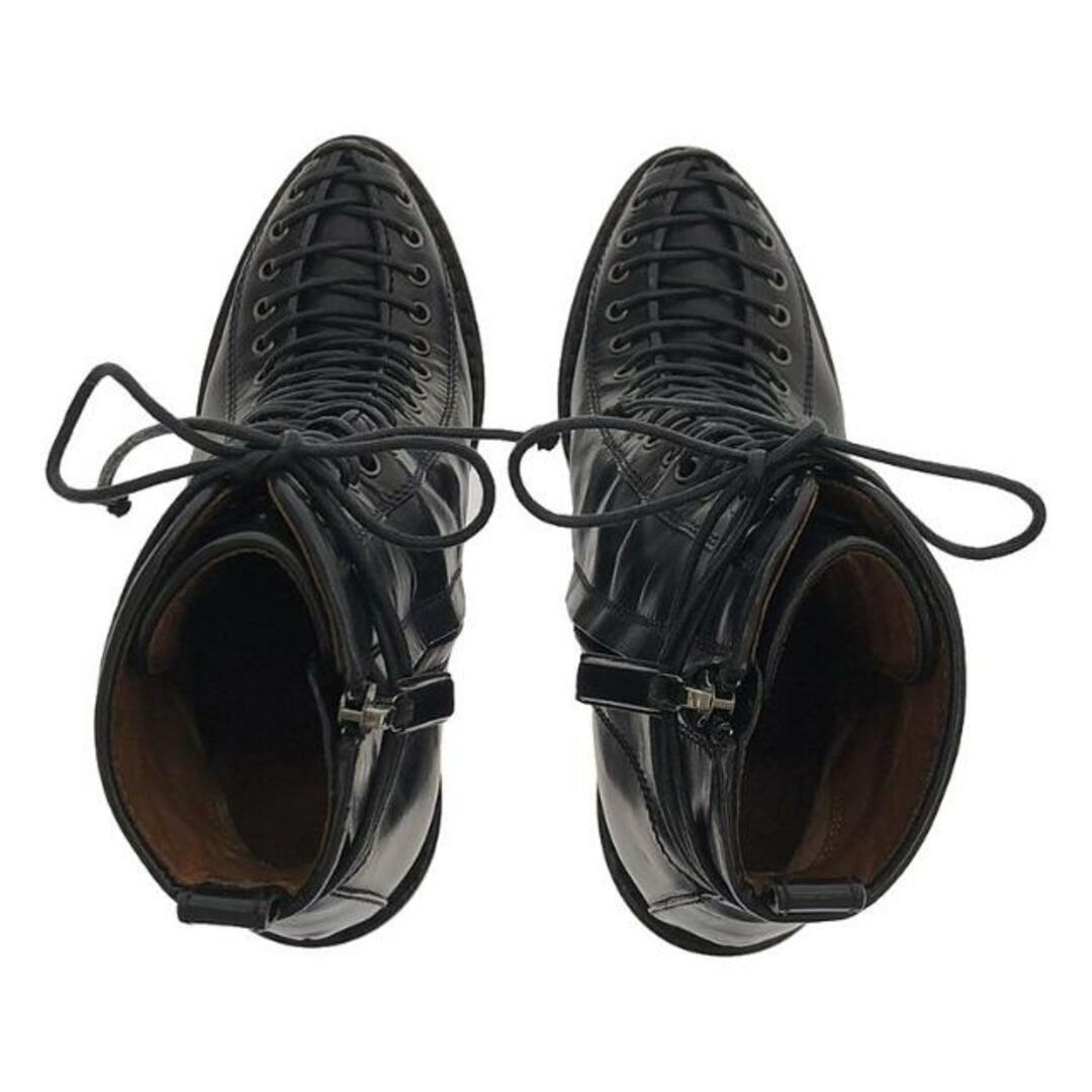 GIVENCHY(ジバンシィ)のGIVENCHY / ジバンシィ | サイドジップ レースアップ プラットフォーム ショートブーツ | 35 | ブラック | レディース レディースの靴/シューズ(ブーツ)の商品写真
