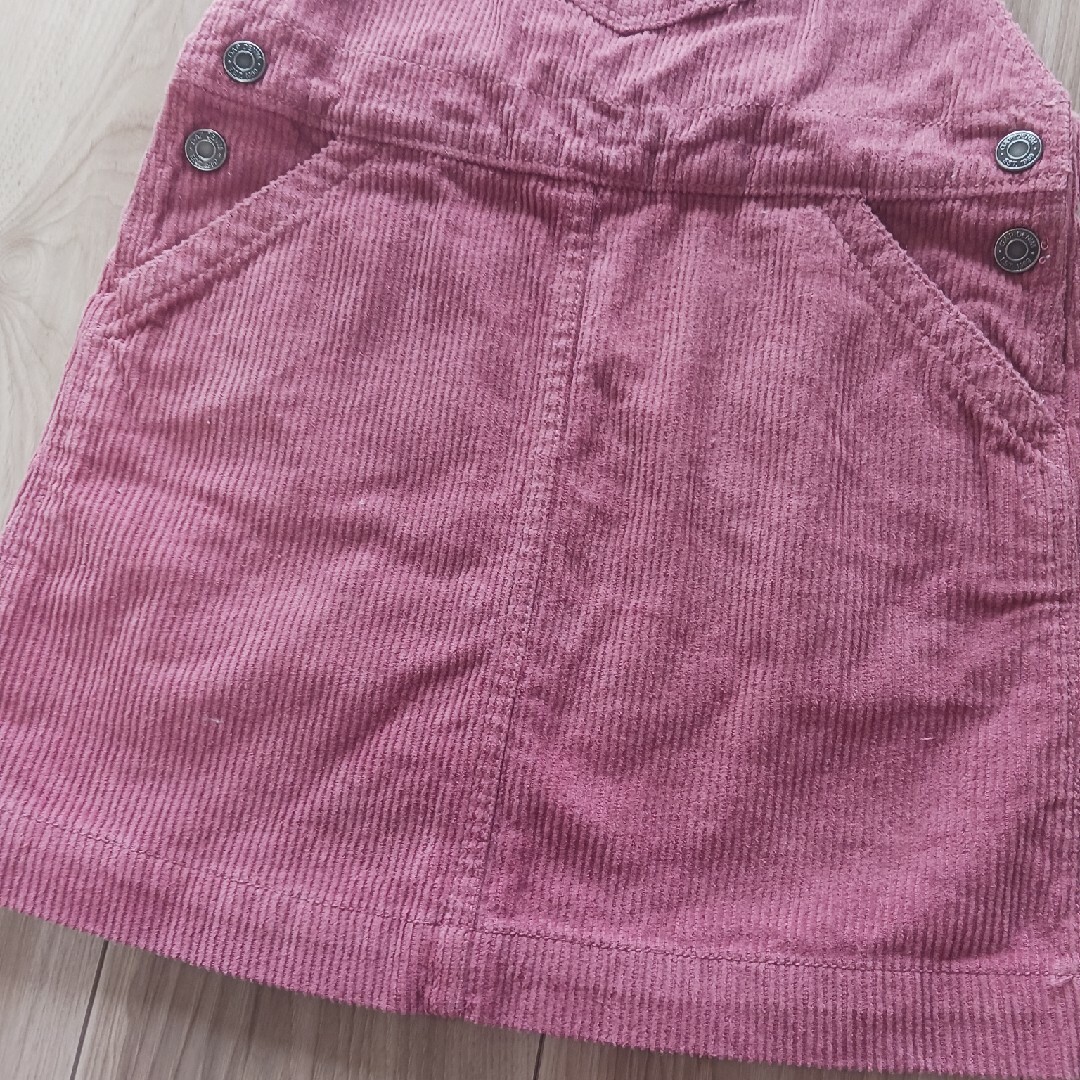 babyGAP(ベビーギャップ)のbaby GAPｺｰﾃﾞｭﾛｲｼﾞｬﾝﾊﾟｰｽｶｰﾄﾋﾟﾝｸ5years キッズ/ベビー/マタニティのキッズ服女の子用(90cm~)(ワンピース)の商品写真