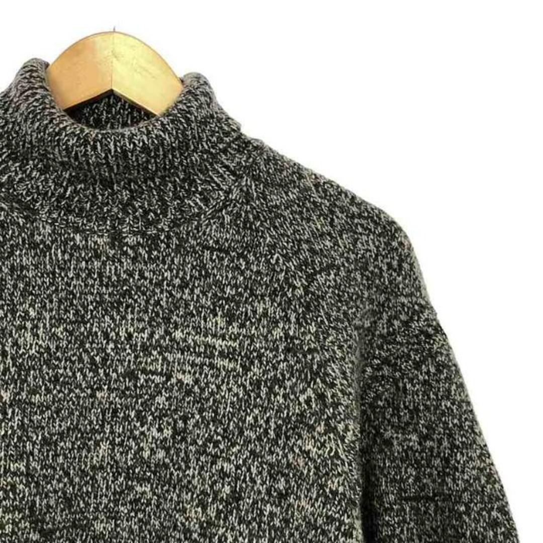 Mame Kurogouchi / マメクロゴウチ | wool cashmere brushed roll neck knitted top /  カシミヤ シルク ニットプルオーバー | 1 | グレー | レディース