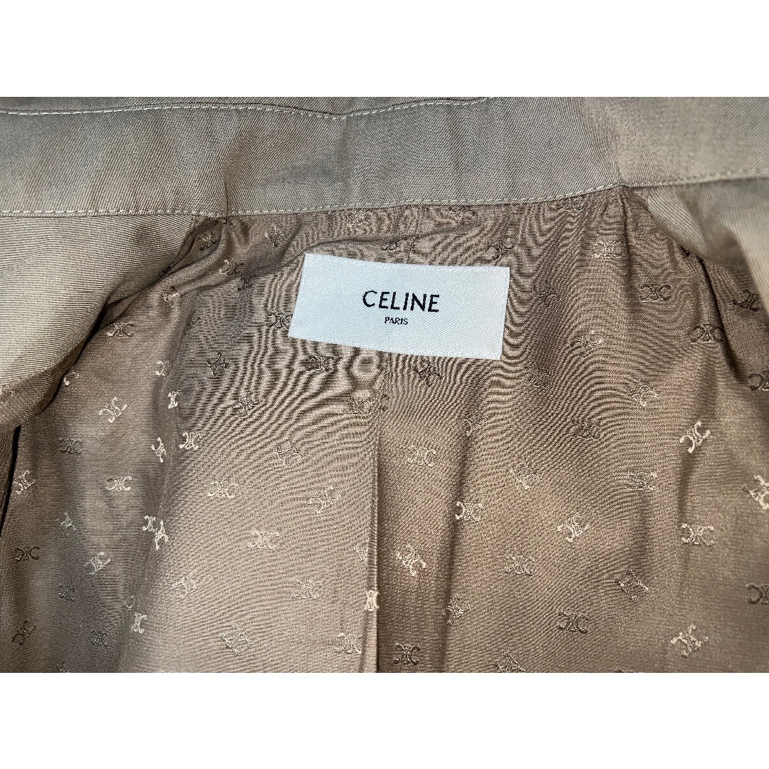 celine(セリーヌ)の美品 セリーヌ CELINE コート クラシック トレンチコート ウール コット レディースのジャケット/アウター(トレンチコート)の商品写真
