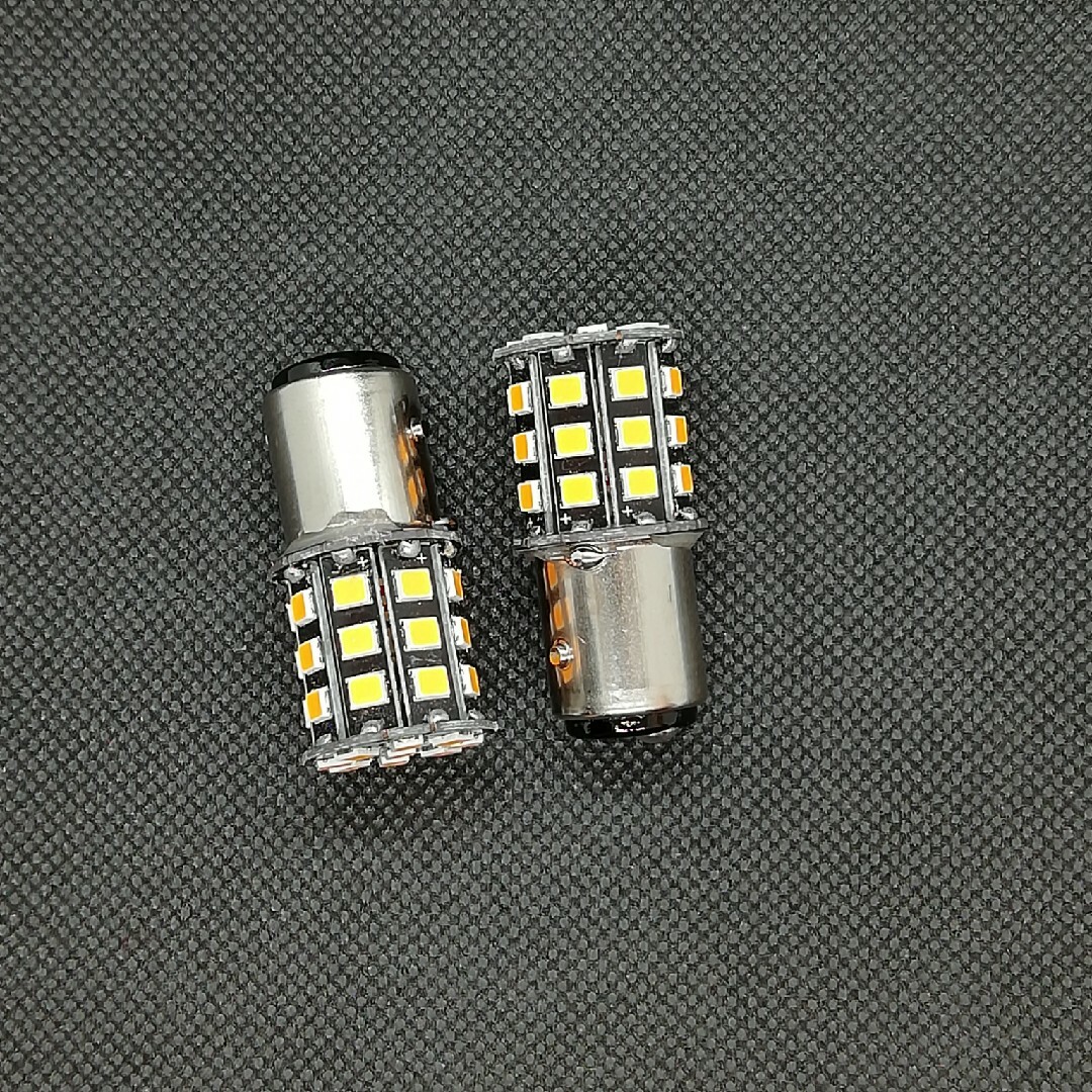 【SMD5050より明るい！】拡散LED 33発 SMD S25系・G18系・B 自動車/バイクの自動車(汎用パーツ)の商品写真