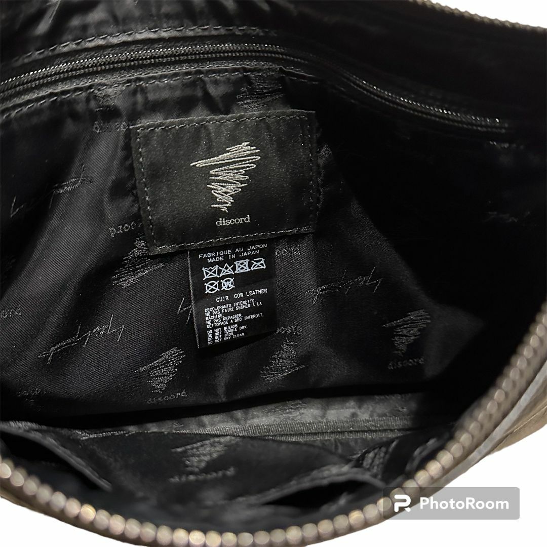 Yohji Yamamoto(ヨウジヤマモト)のシグネチャーロゴ 2wayショルダーバッグ ヨウジヤマモト discord メンズのバッグ(ショルダーバッグ)の商品写真