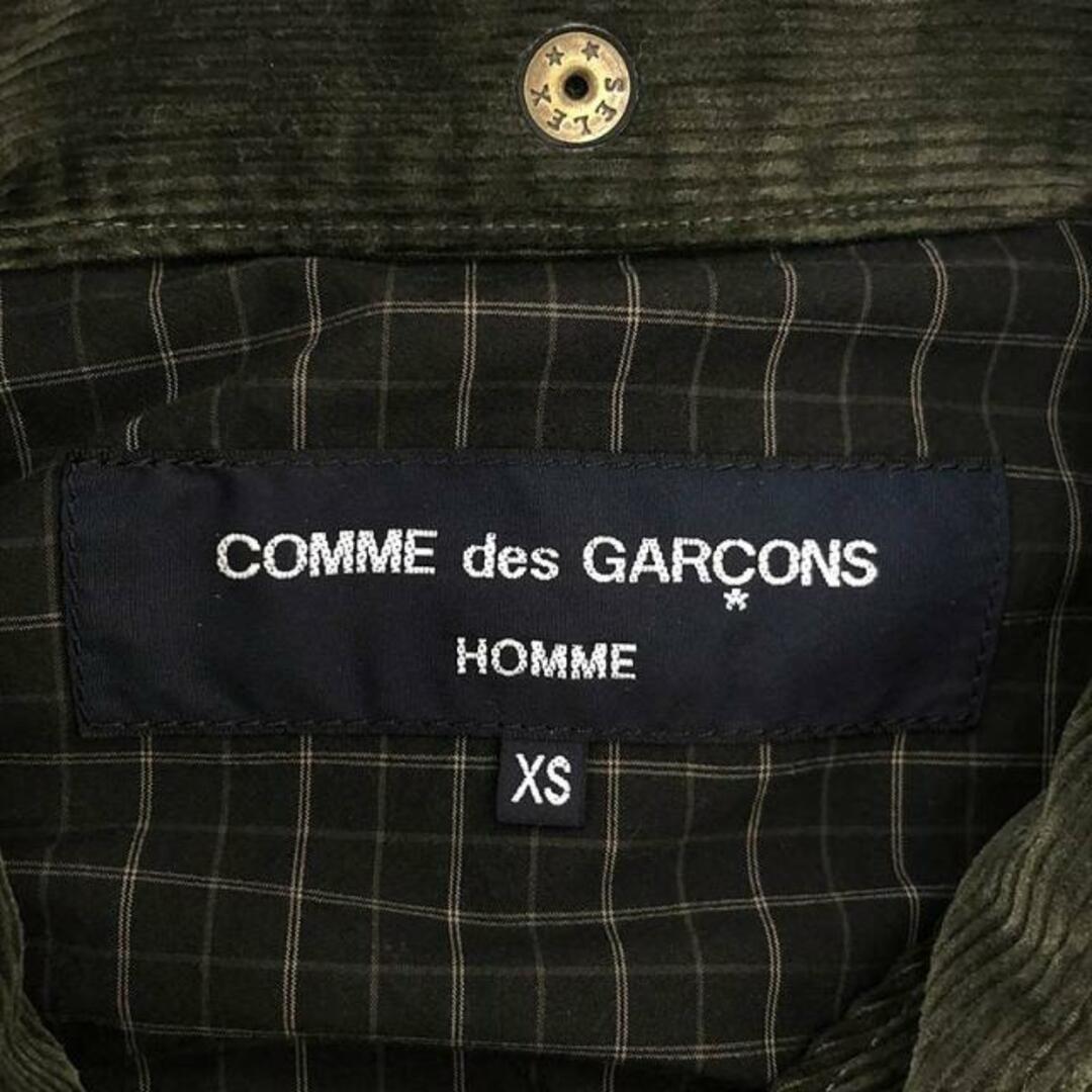 COMME des GARCONS HOMME(コムデギャルソンオム)のCOMME des GARCONS HOMME / コムデギャルソンオム | 2023SS | チンストラップ付き コーデュロイ切替 ミリタリー ジャケット | XS | カーキ | メンズ メンズのジャケット/アウター(その他)の商品写真