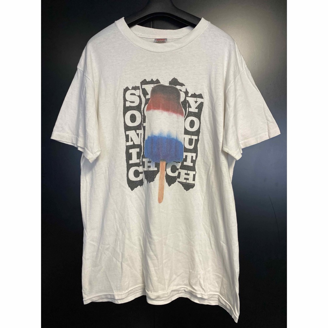 激レア 90'S SONIC YOUTH Tシャツ ヴィンテージ サイズL メンズのトップス(Tシャツ/カットソー(半袖/袖なし))の商品写真