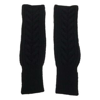 ジョンローレンスサリバン(JOHN LAWRENCE SULLIVAN)の【新品】  JOHN LAWRENCE SULLIVAN / ジョンローレンスサリバン | CABLE KNIT GLOVES ケーブルニットグローブ | OS | BLACK(その他)