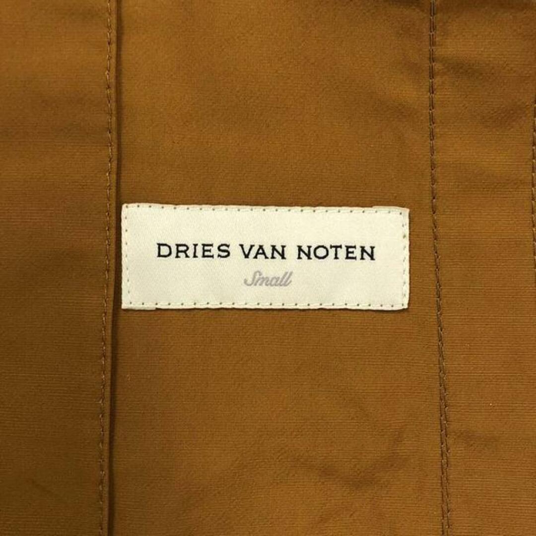 DRIES VAN NOTEN(ドリスヴァンノッテン)のDRIES VAN NOTEN / ドリスヴァンノッテン | ポリエステル レーヨン ステンカラーコート | S | ブラウン | レディース レディースのジャケット/アウター(その他)の商品写真