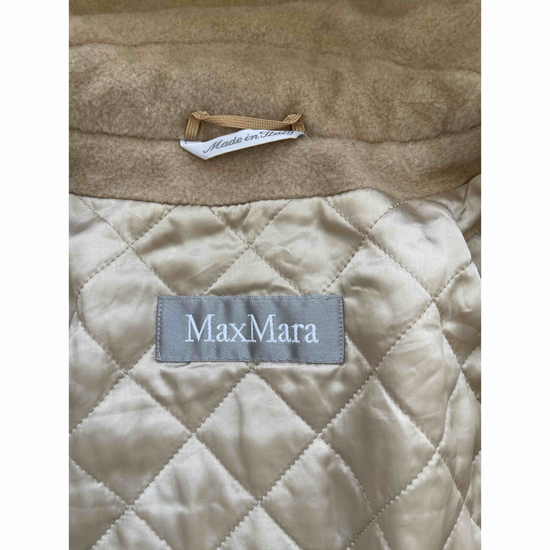 Max Mara(マックスマーラ)の美品★ MaxMara マックスマーラ　ファー　コート レディースのジャケット/アウター(ロングコート)の商品写真