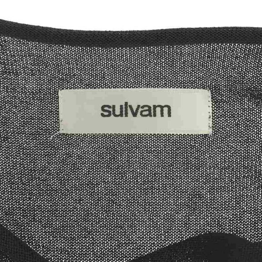 sulvam(サルバム)の【新品】  sulvam / サルバム | 2023SS | SEE-TROUGH OVER KNIT シースルー オーバーサイズニット | S | ブラック | メンズ メンズのトップス(ニット/セーター)の商品写真