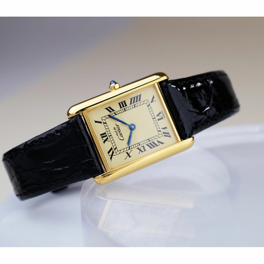 Cartier(カルティエ)の美品 カルティエ マスト タンク アイボリー ローマン LM Cartier  メンズの時計(腕時計(アナログ))の商品写真