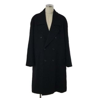 ジョンローレンスサリバン(JOHN LAWRENCE SULLIVAN)の【新品】  JOHN LAWRENCE SULLIVAN / ジョンローレンスサリバン | 2022AW | KERSEY WOOL OVERSIZED COAT ウールカルゼ オーバーサイズコート | 44 | BLACK | メンズ(その他)