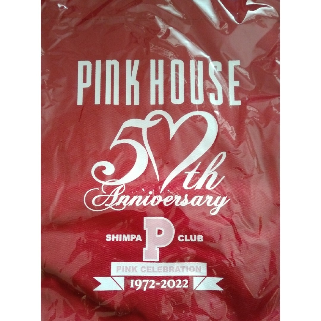 PINK HOUSE(ピンクハウス)のお値下げ‼️08 ピンクハウスのノベルティ50周年記念エプロン赤 エンタメ/ホビーのコレクション(ノベルティグッズ)の商品写真