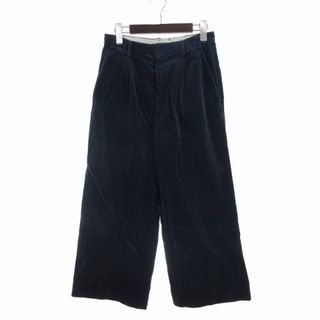 オーラリー WASHED CORDUROY WIDE コーデュロイパンツ 青 0(スラックス)