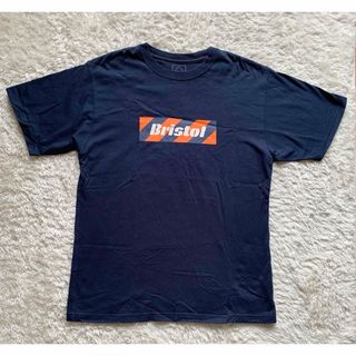 エフシーアールビー(F.C.R.B.)のF.C.R.B.  Tシャツ　ネイビー　M(Tシャツ/カットソー(半袖/袖なし))