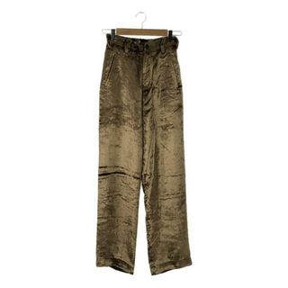 サルバム(sulvam)の【新品】  sulvam / サルバム | 2020AW | WOMENS VELOUR PANTS ベロアパンツ | S | ゴールド | レディース(その他)