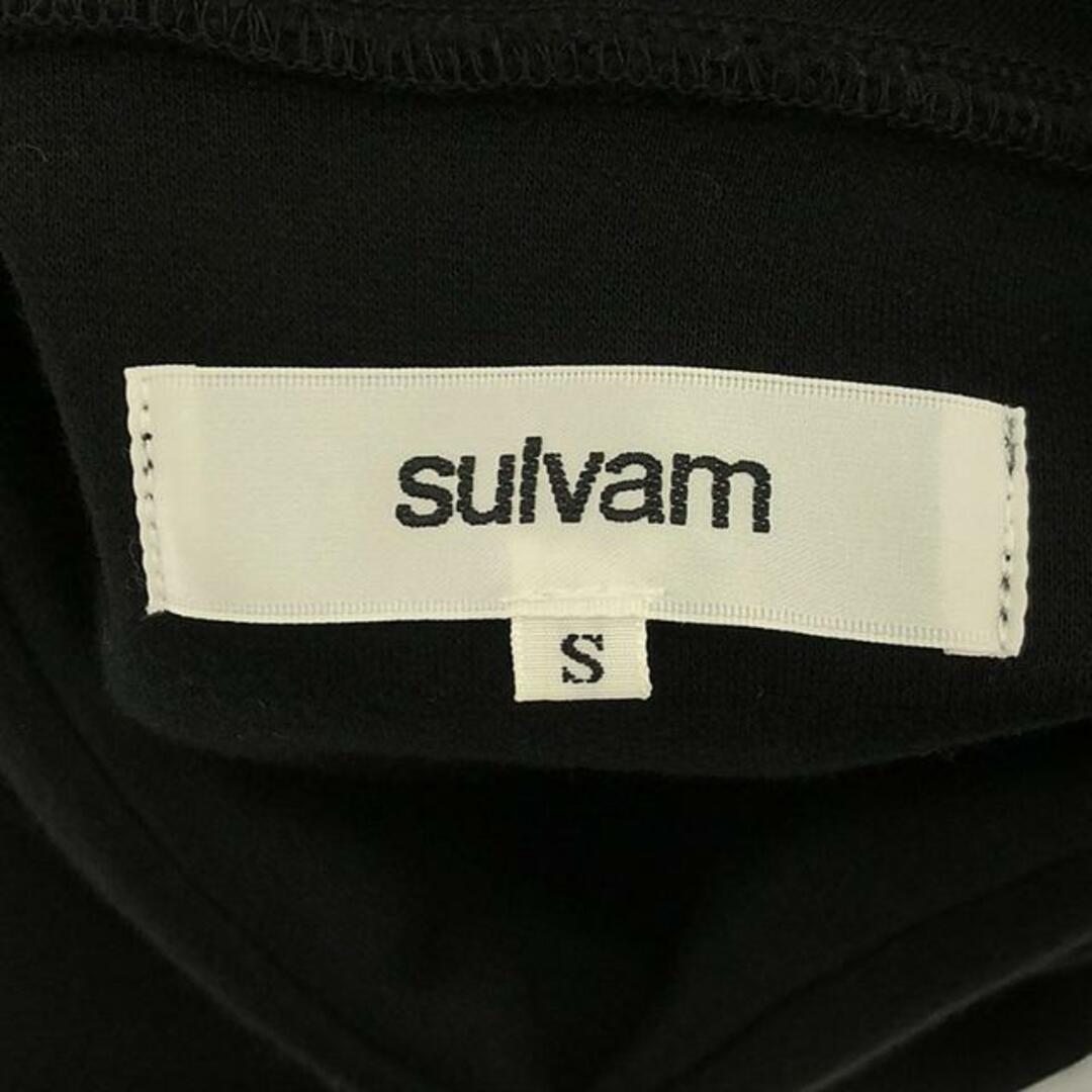 sulvam(サルバム)の【新品】  sulvam / サルバム | 2021AW | WOMENS HIGH NECK DOUBLE FACE JERSEY TOP ハイネック 裾カッティング ジャージートップ | S | ブラック | レディース レディースのトップス(トレーナー/スウェット)の商品写真