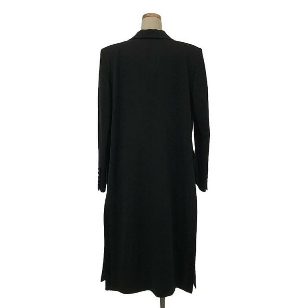 JOHN LAWRENCE SULLIVAN(ジョンローレンスサリバン)の【新品】  JOHN LAWRENCE SULLIVAN / ジョンローレンスサリバン | 2022AA | WOOL SIDE SLIT COAT ウール サイドスリットコート | S | BLACK | レディース レディースのジャケット/アウター(その他)の商品写真