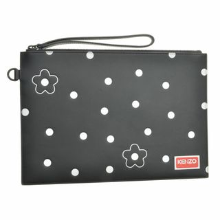 KENZO - 【KENZO】KENZO STAMP LARGE CLUTCH バッグ