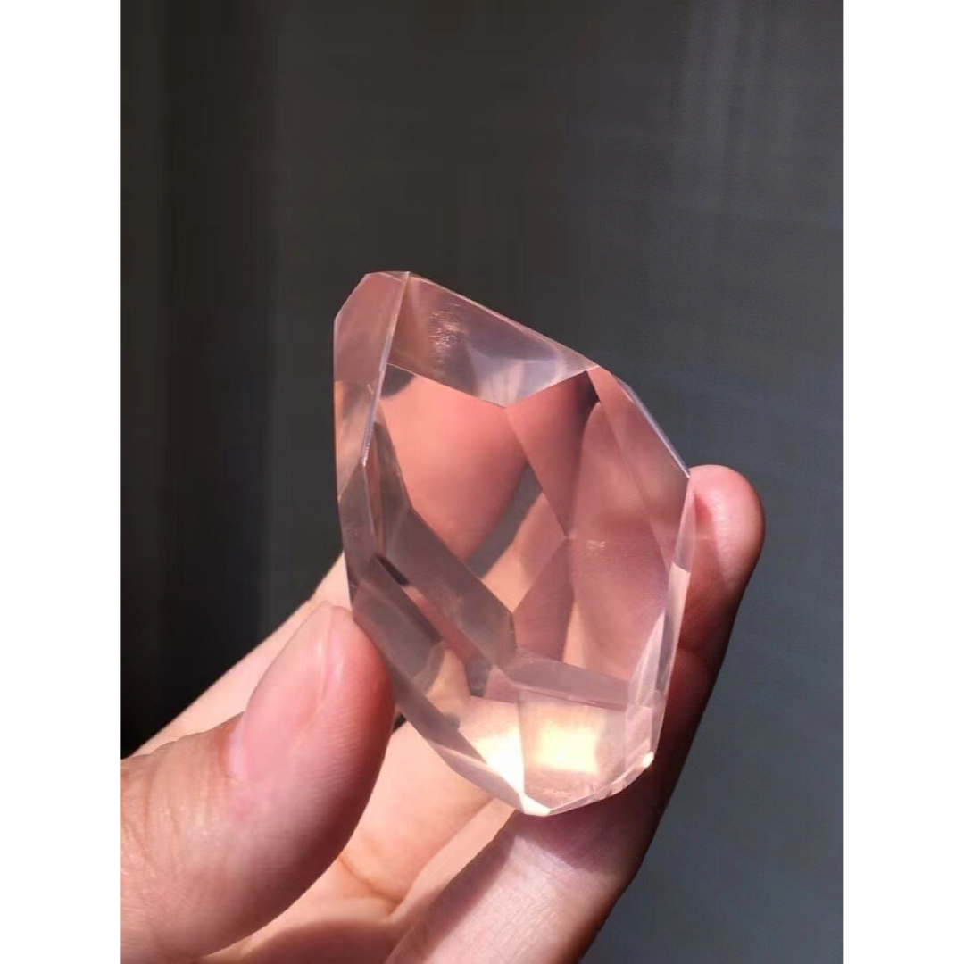 ⭐︎【天然】スター ローズクォーツ ルース 46.2g ⭐︎【天然】スター ローズクォーツ ルース 46.2g