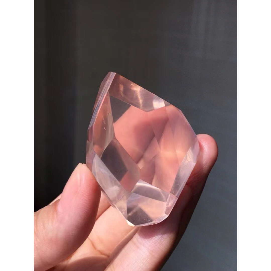 ⭐︎【天然】スター ローズクォーツ ルース 46.2g ⭐︎【天然】スター ローズクォーツ ルース 46.2g