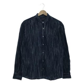 モモタロウジーンズ(MOMOTARO JEANS)のMOMOTARO JEANS / 桃太郎ジーンズ | Rampo Collection 刺し子 バンドカラーシャツ | M | インディゴ | メンズ(Tシャツ/カットソー(七分/長袖))