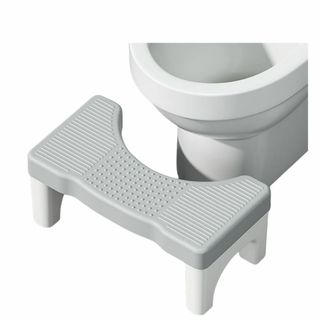 【色: グレー】トイレ踏み台 踏み台 トイレステップ 高さ17cm 足置き台 滑(日用品/生活雑貨)