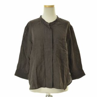 マーガレットハウエル(MARGARET HOWELL)の【MARGARETHOWELL】FINE LINEN シャツ(シャツ/ブラウス(長袖/七分))