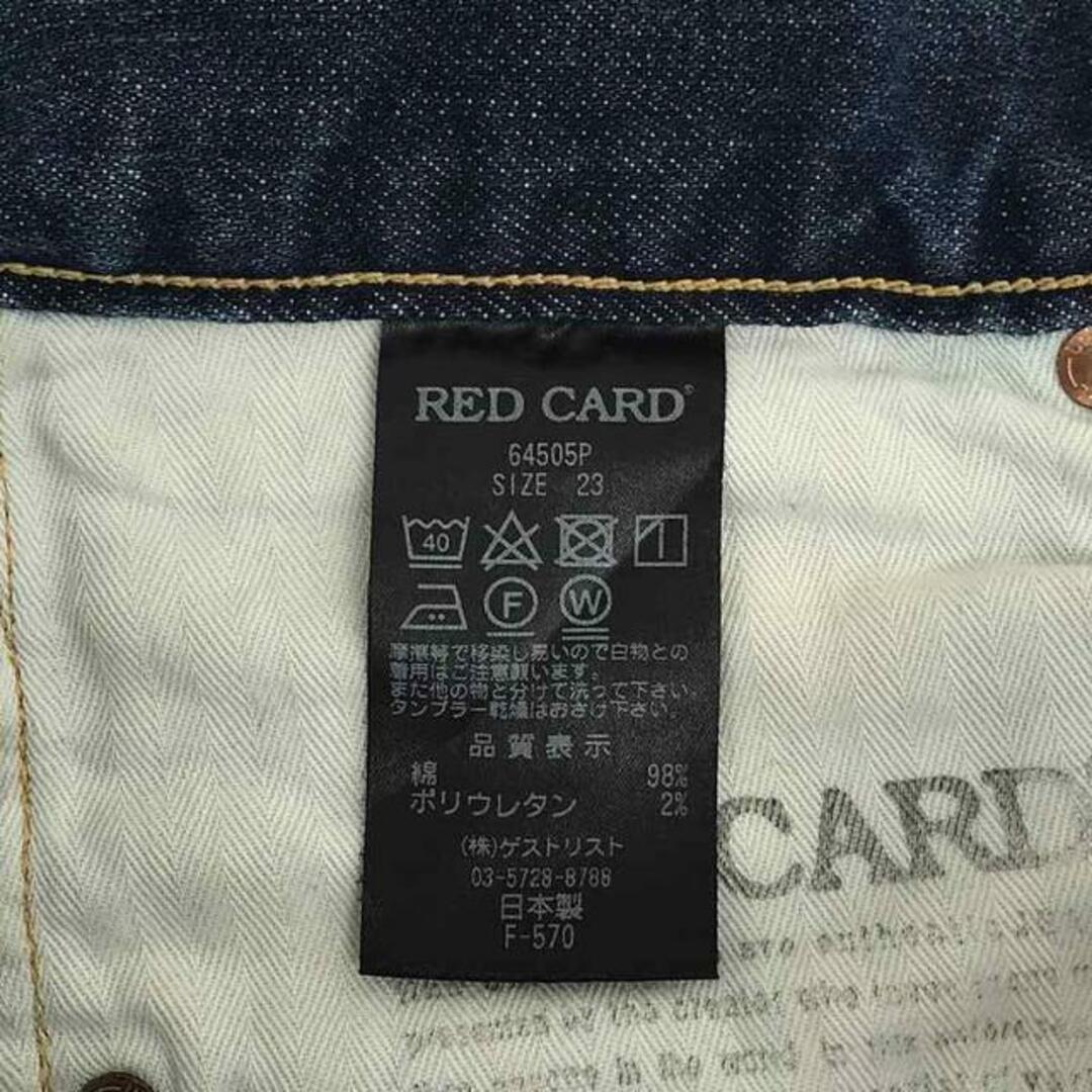 RED CARD(レッドカード)のRED CARD / レッドカード | Anniversary 20th Crop ダメージ加工 クロップド デニムパンツ | 23 | インディゴ | レディース レディースのパンツ(その他)の商品写真