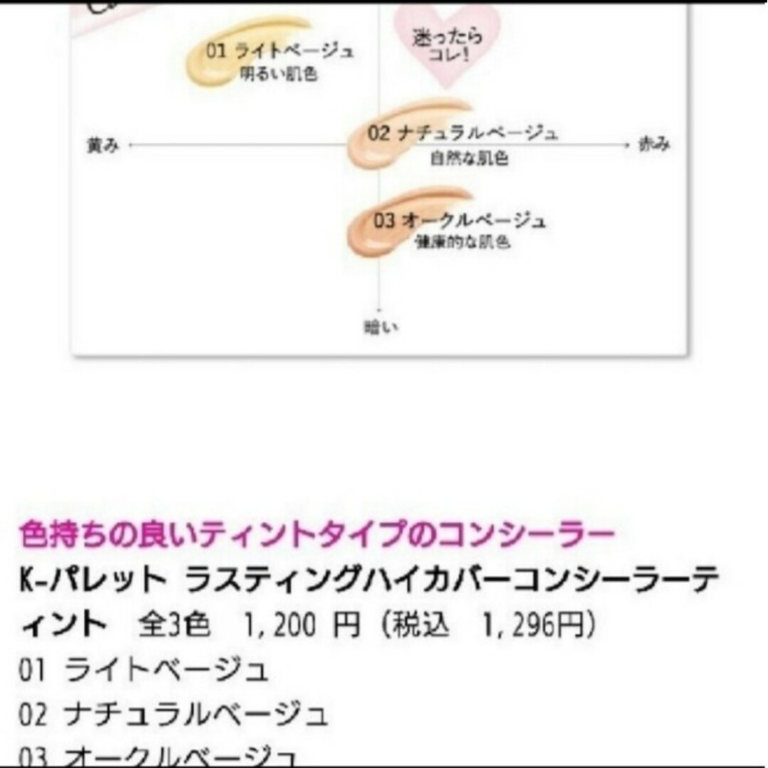K-Palette(ケーパレット)のK-パレット/コンシーラーティント(コンシーラー) コスメ/美容のベースメイク/化粧品(コンシーラー)の商品写真
