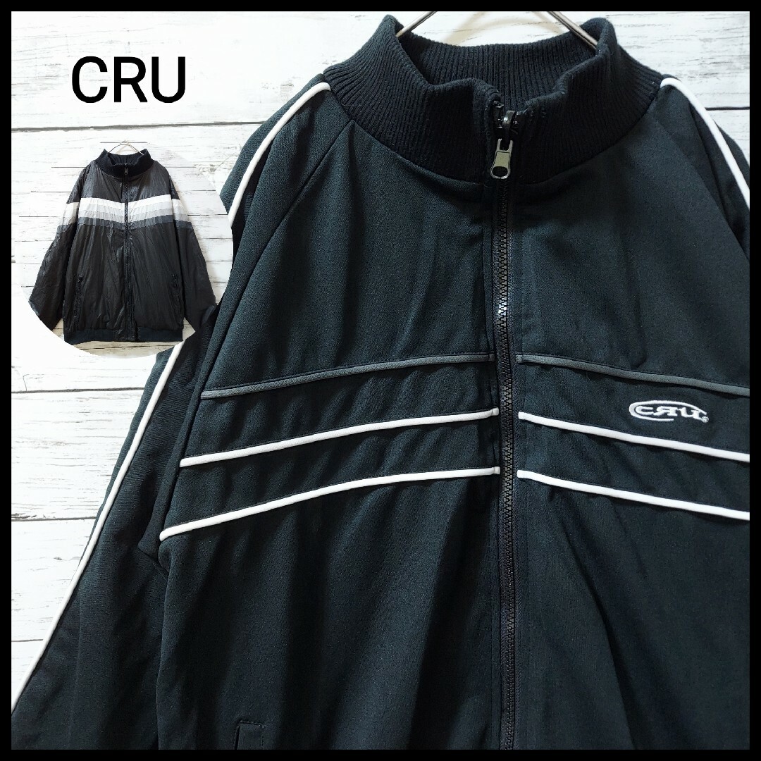 CRU(クルー)のCRU クルー リバーシブル トラックジャケット ジャージ ナイロンジャケット メンズのトップス(ジャージ)の商品写真