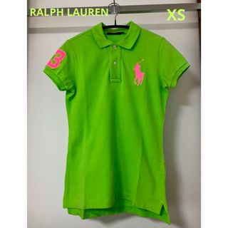 ラルフローレン(Ralph Lauren)のRALPH LAUREN ポロシャツ レディース XS グリーン BIGポニー(ポロシャツ)