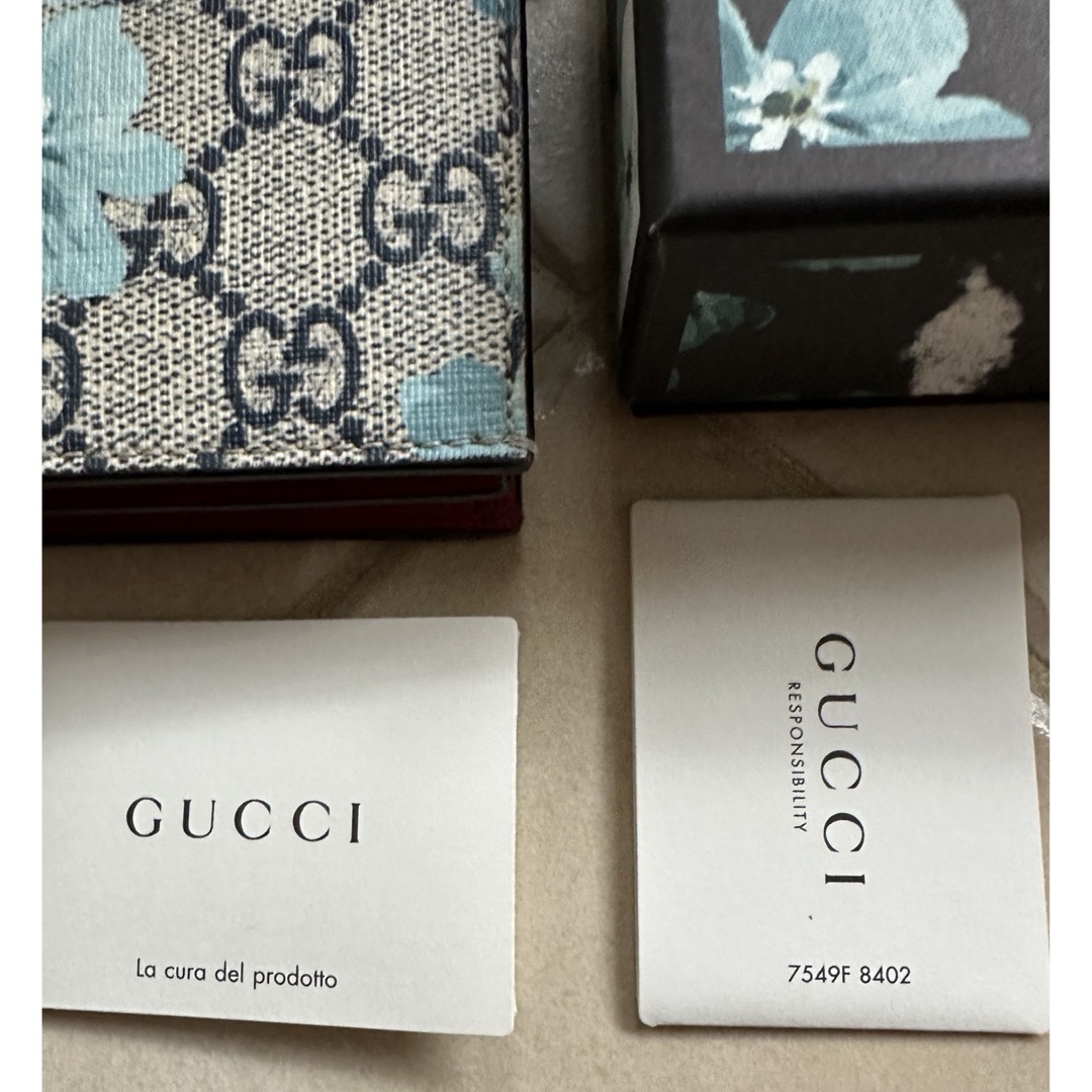 Gucci(グッチ)のGUCCI グッチ ミニ財布 モノグラム×花柄 レディースのファッション小物(財布)の商品写真