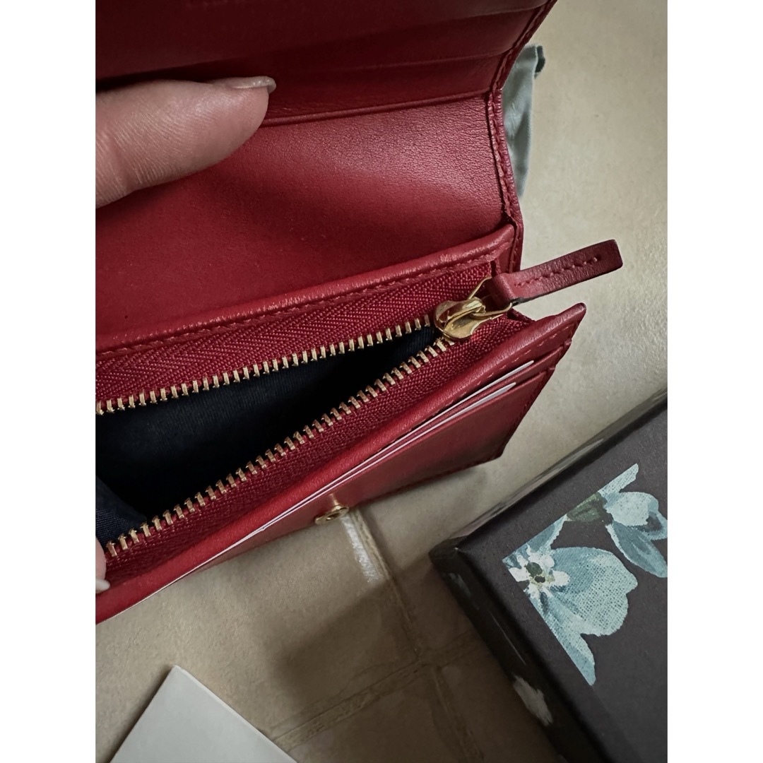 Gucci(グッチ)のGUCCI グッチ ミニ財布 モノグラム×花柄 レディースのファッション小物(財布)の商品写真