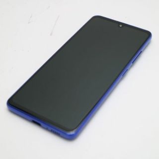 ギャラクシー(Galaxy)の超美品 SCV48 Galaxy A41 ブルー  SIMロック解除済み M777(スマートフォン本体)