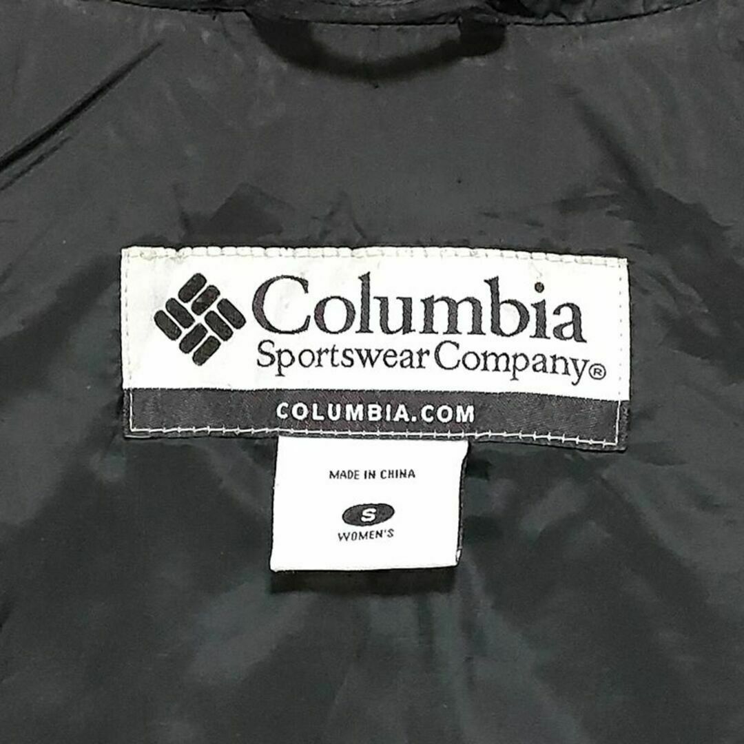 Columbia(コロンビア)の【250】USA規格　80s-90sコロンビアフルジップ中綿ダウンベスト刺繍ロゴ レディースのジャケット/アウター(ダウンベスト)の商品写真